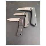 3 Gerber Pocket Knives