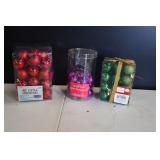Mini Christmas Ball Ornaments