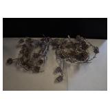 2 Strands Frosted Pine Garland