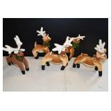 Felt Reindeer Ornaments