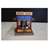 Lemax News Stand Year 2000 Millenium