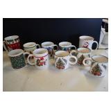 Christmas Mug Lot