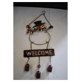 Christmas Snowman Welcome Windchime