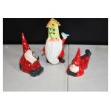 Small Santa Gnome Figurines