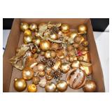 Lot of Gold Ornaments