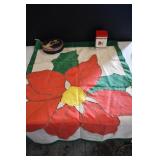 Christmas Flag and Tins
