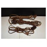 3 Vintage Extension cords