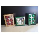 Set of Vtg Glass Ornaments