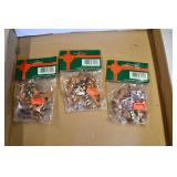 Set of 3 NOS Carousel Horse Ornaments