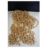 Gold and Clear Garland Strands x 4