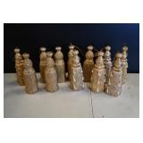 Vtg Gold Plastic Tassel Ornaments