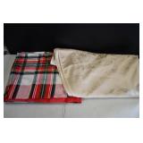 Pair of Christmas Table Cloths