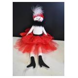 Red Hat Society Plush Snowman Shelf Sitter