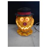 Vintage Light Up Halloween Jack-o-Lantern