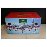 Kurt Adler 5 Lighted Crystallized Snowman Lawn Sts