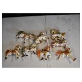 Set of 8 Carousel Horse Ornaments