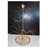 Gold Christmas Ornament Tree