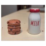 Cookie and Milk Ceramic Shaker Set