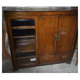 Vintage Asian-Inspired Entertainment Center