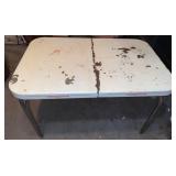1940s/50s Porcelain Enamel-Top Kitchen Table