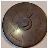 Vintage Brass Decision Maker Desk Toy