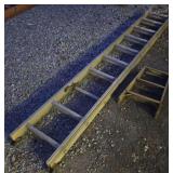 Werner 10ft Extension Ladder w/ 2ft Step Ladder