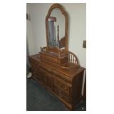 Lexington Recollections Solid Oak Triple Dresser