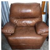 StratoLounger Brown Faux Leather Recliner Chair
