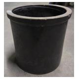 8" Black Ceramic Crock