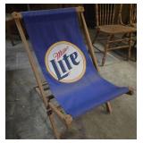 Miller Lite Folding Deck Chair