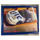 Miller Lite NASCAR Framed Print