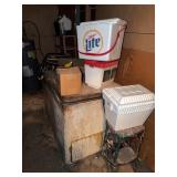 Room Contents w/Coolers, Freezer, Shelves