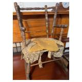 Wood Spindle-Back Rocking Chair