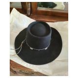 Eddy Brothers Black Wool Cowboy Hat