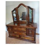 Wright's Furniture Mill Dresser with Mirror