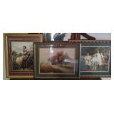 3 Framed Prints #1