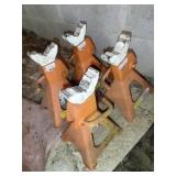 (4) 3-Ton Heavy Duty Jack Stands