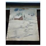 1980 Anna Sandhu Ray Painting