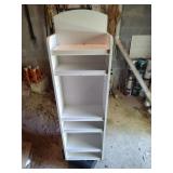 White Spinning Display Shelf