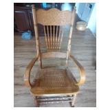 Cane Bottom Rocking Chair