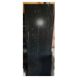 4 Sided Peg Board Display on Wheels