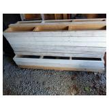 (12) 6 Foot Long Wood Forms
