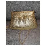 Warren Reed Gold Mesh Purse