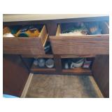 Contents of Lower Cabinets & Drawers #1- Read Deta