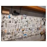 Contents of Pegboard Far Left of Basement- Read