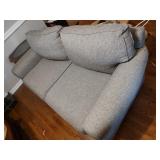 Cindy Crawford Gray 6' Love Seat - Read Details