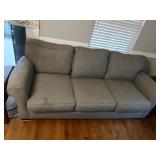 Cindy Crawford Gray 7.5' Couch- Read Details