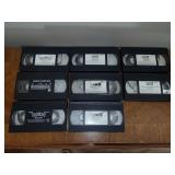 3 Pokemon and 5 Dragonball Z VHS Tapes