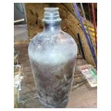 Vintage 14' Tall Amber Glass Jug