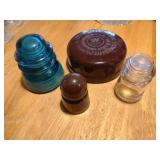 4 Vintage Insulators